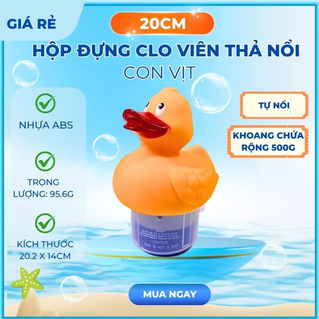 HỘP THẢ CLO VIÊN HỒ BƠI HÌNH CON VỊT VÀNG SIÊU CUTE 20CM | Shopee Việt Nam