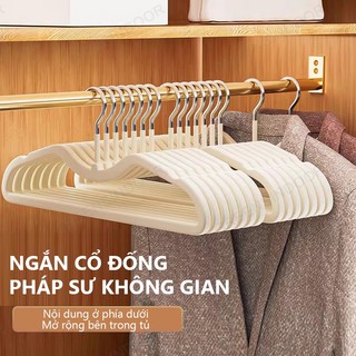 Bộ 50 Móc Treo Áo Bọc Nhung GREENSINDOOR Xoay 360 Chống Trượt, Chống Nhăn, Không Để Lại Dấu Vết