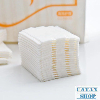 Bông Tẩy Trang HATSU Natural Cotton Pad Cao Cấp Siêu Mềm 2 Mặt 3 Lớp, Không Bết Xơ, Thấm Hút Tốt