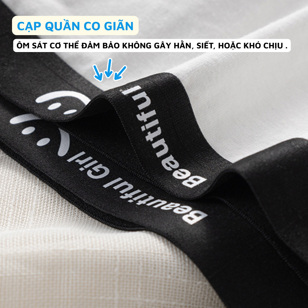 [ Xả Hàng ] Quần lót nữ cotton co dãn cạp vừa - Quần chip nữ đáy may kháng khuẩn ZANABRA L8822
