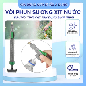 Vòi phun sương, xịt nước áp suất cao thay thế bình phun sương, bình xịt nước tưới cây