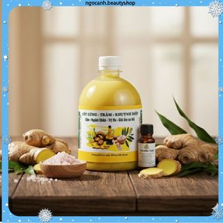 CỐT GỪNG TRÀM KHUYNH DIỆP - Tắm Ngâm Chân Giảm Ho, Giữ Ấm Cơ Thể Hiệu Quả