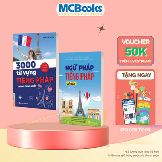 Sách - Combo 3000 Từ vựng và Ngữ Pháp Tiếng Pháp cho người mới bắt đầu