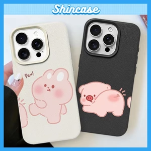 Ốp Lưng iPhone TPU Hoạ Tiết Da Mềm Heo Thỏ Chống Sốc, Bảo Vệ Camera -iP 7/8/X/XS/11/12/13/14/15/16/17/Plus/Pro/Max/Air