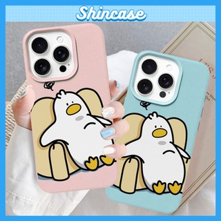 Ốp Lưng iPhone TPU Hoạ Tiết Da Mềm Vịt Sofa Chống Sốc, Bảo Vệ Camera -iP 7/8/X/XS/11/12/13/14/15/16/17/Plus/Pro/Max/Air