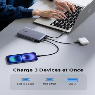 Sạc di động 145W/165W Ugreen | Cáp USB-C tích hợp | Bảo hành 18 tháng 1 đổi 1 55992B 55995B