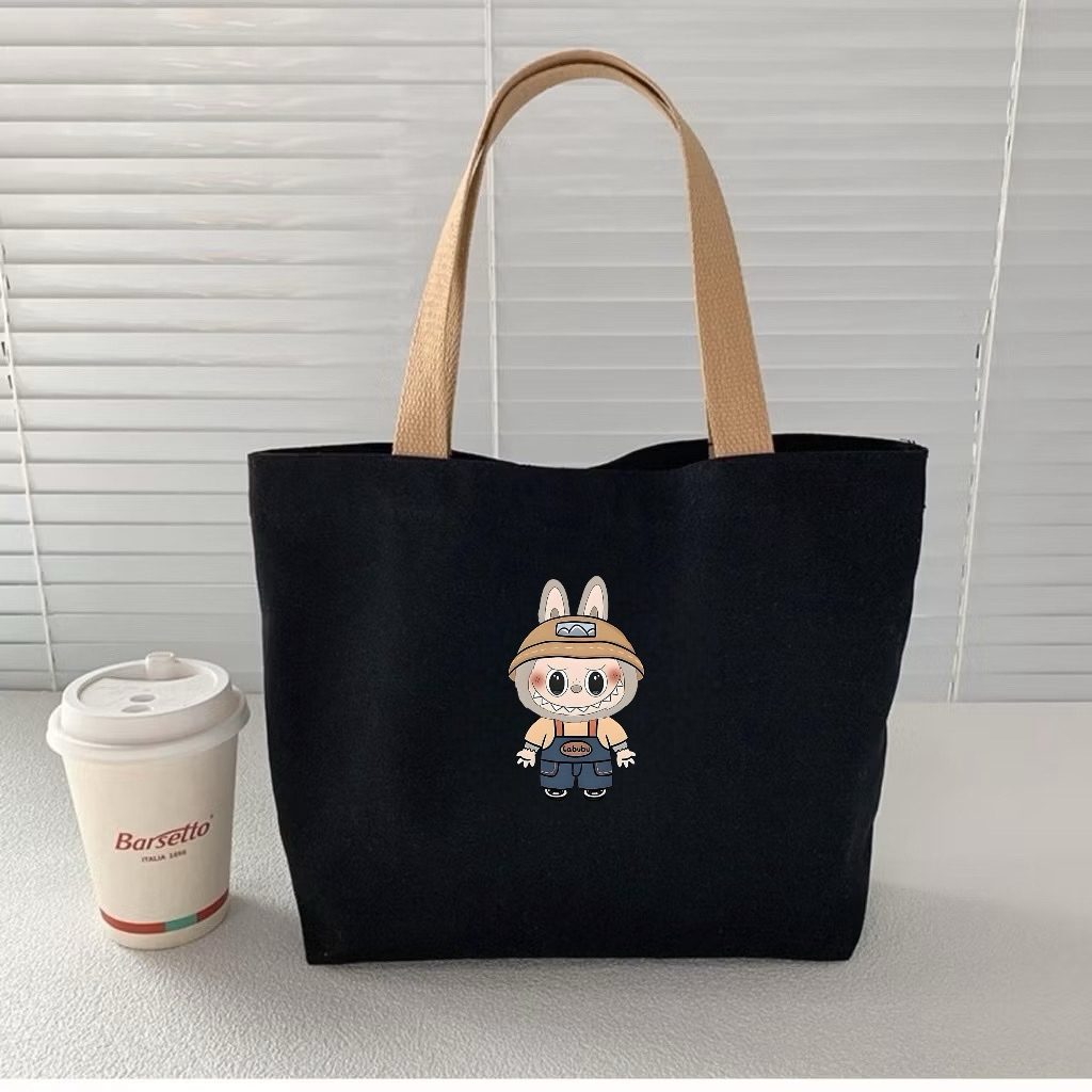 túi tote đeo vai hình gấu, vải bố chống nước, đơn giản đựng đồ mẹ và bé, đựng đồ đi làm tote gấu | BigBuy360 - bigbuy360.vn