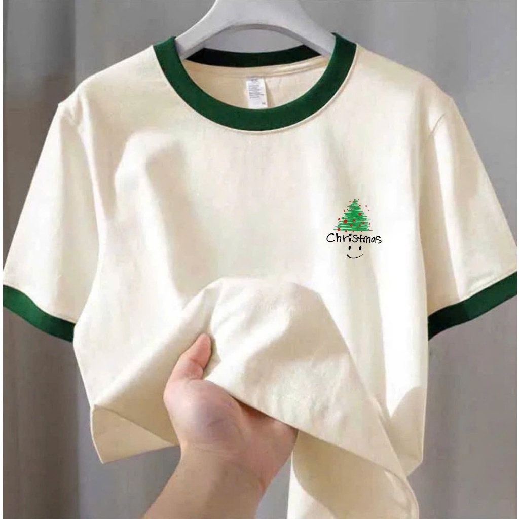 Áo Phông nữ mặc Tết, Áo thun nữ Basic in hình JULY FASHION, Chất Cotton dày dặn, thấm hút mồ hôi, chất đẹp
