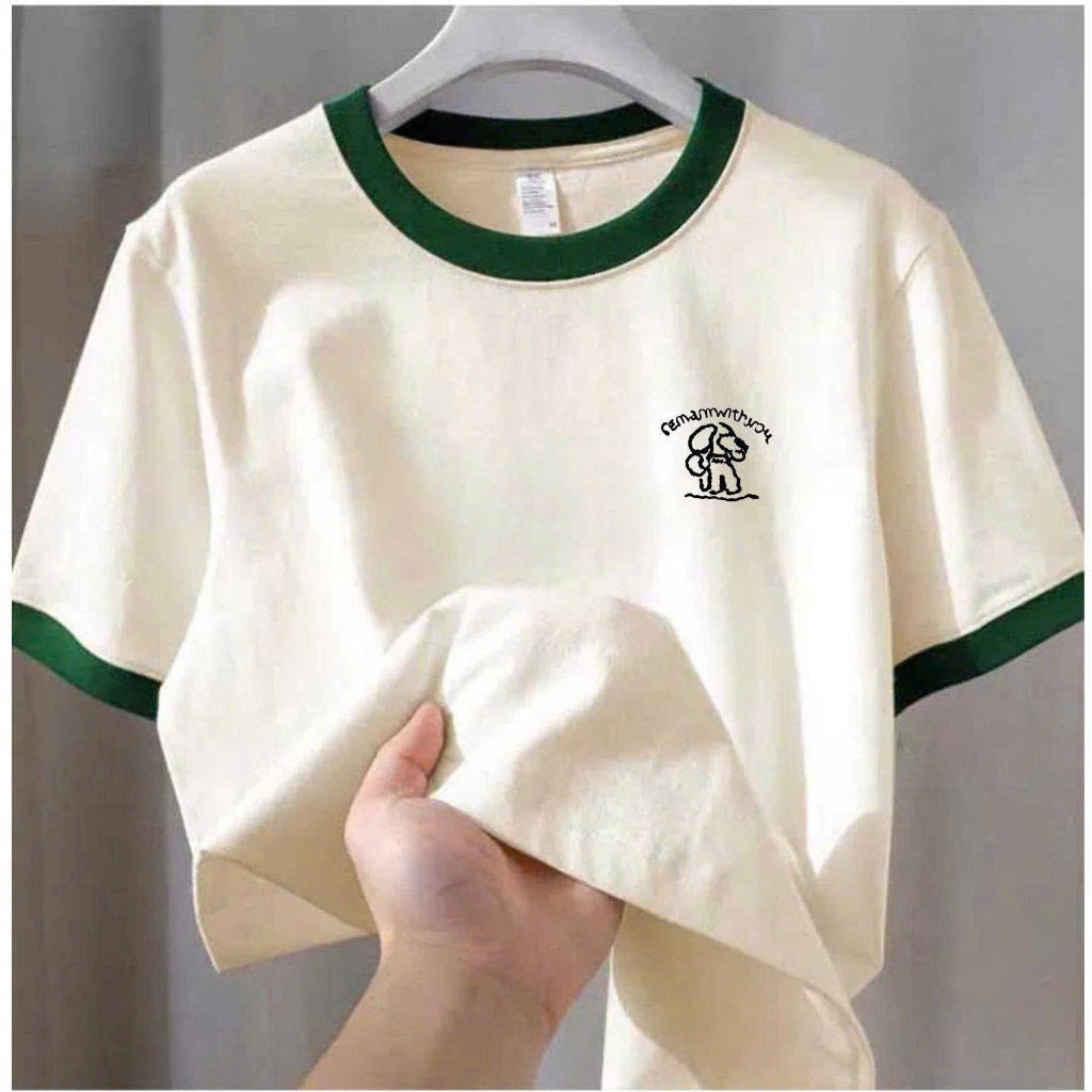 Áo Phông nữ mặc Tết, Áo thun nữ Basic in hình JULY FASHION, Chất Cotton dày dặn, thấm hút mồ hôi, chất đẹp