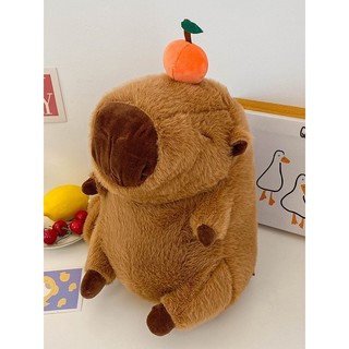 Túi Đeo Chéo Hình Capybara Lông Mềm Siêu Dễ Thương – Ba Lô Mini 2 Kiểu Đeo Đáng Yêu Hot Trend