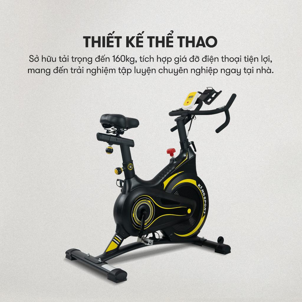 [KOL] Xe đạp tập KINGSPORT BK-5804 kháng lực từ tính, tích hợp đồng hồ đo lường chỉ số