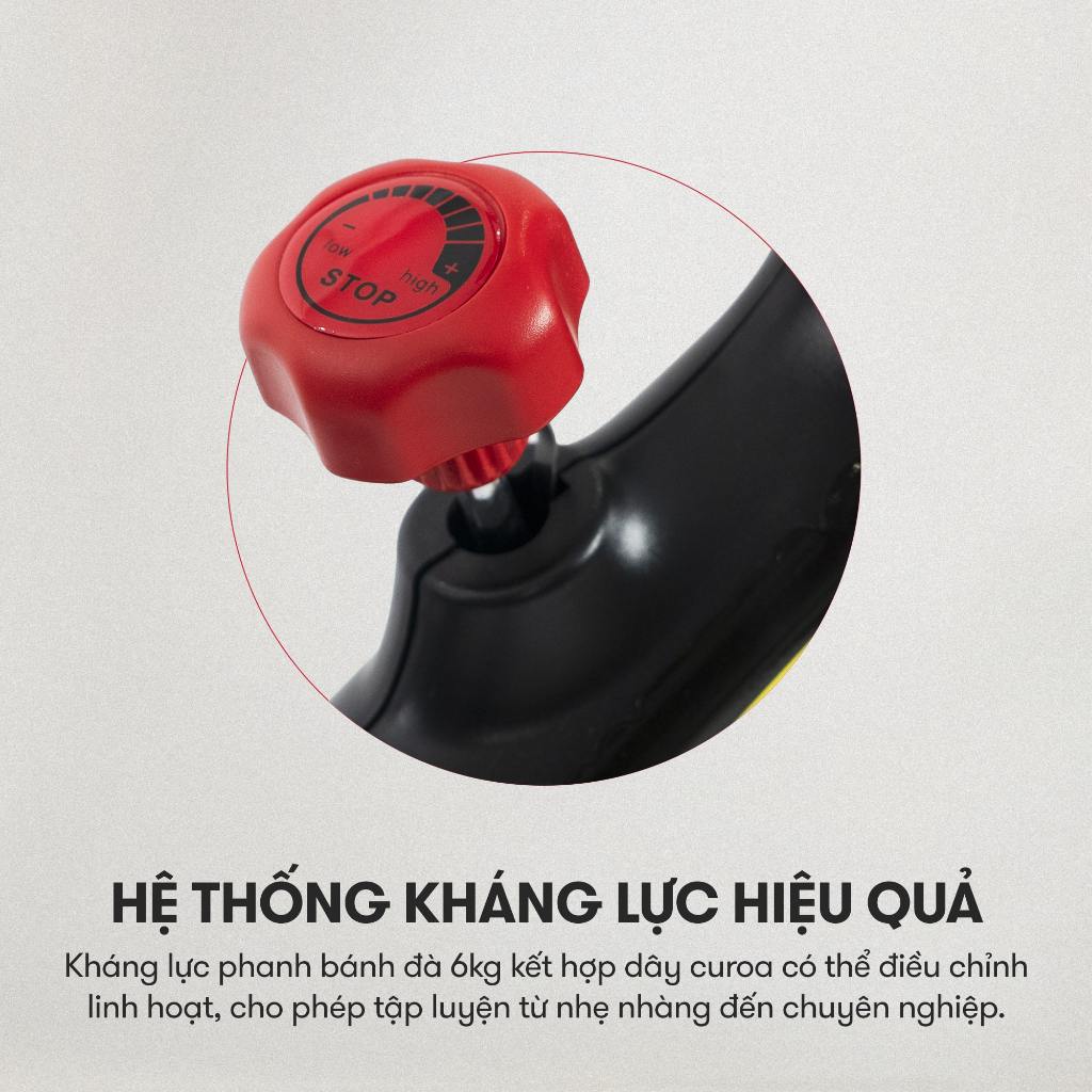 [KOL] Xe đạp tập KINGSPORT BK-5804 kháng lực từ tính, tích hợp đồng hồ đo lường chỉ số