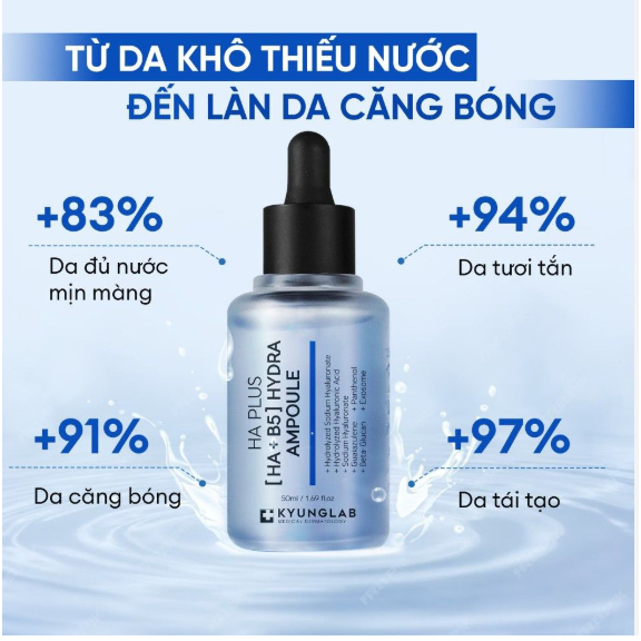 Serum HA B5 KyungLab serum phục hồi da, cấp ẩm, căng bóng, trắng da