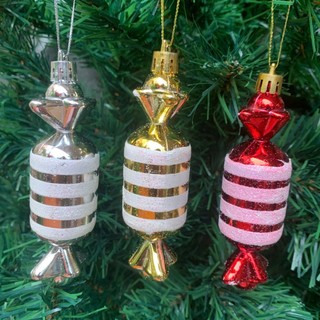 Kẹo dáng trụ treo cây thông Noel trang trí Giáng Sinh