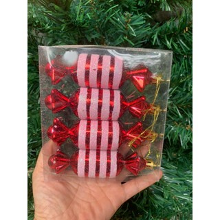 Kẹo dáng trụ treo cây thông Noel trang trí Giáng Sinh