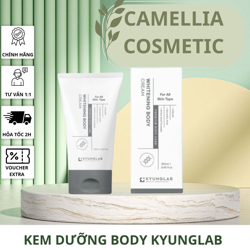 Kem Body dưỡng nâng tone KyungLab Whitening Cream 250ml