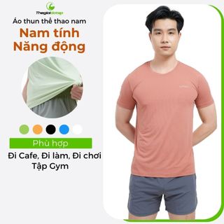 Áo Thun Thể Thao Nam ICADO AT53 Vải Thun Lạnh Có Lỗ Thoáng Khí Co Giãn Áo Thun Nam Nhẹ thegioidotap