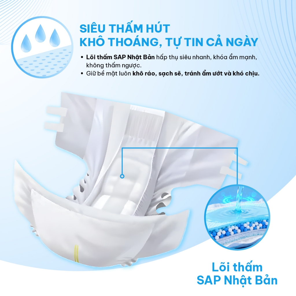 Tã Quần Người Lớn Casoft – Siêu Thấm Hút, Chống Tràn Kép, Thoáng Khí Đa Chiều Size XL x10-20 miếng