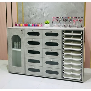 Tủ đựng dụng cụ, sản phẩm cho tiệm nail spa đa dạng kích thước mẫu mã