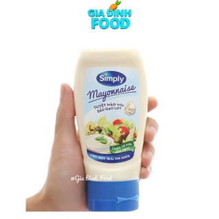 Sốt Mayonnaise Simply Chấm & Trộn đều ngon - 230g/ 1kg