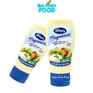 Sốt Mayonnaise Simply Chấm & Trộn đều ngon - 230g/ 1kg
