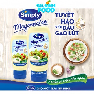 Sốt Mayonnaise Simply Chấm & Trộn đều ngon - 230g/ 1kg