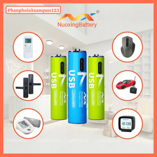 Pin Sạc AAA Nuoxing 1200mWh USB Type-C – Pin Sạc Dùng Cho Micro, Remote, Đồng Hồ, Đồ Chơi