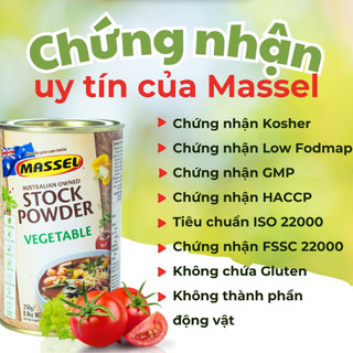 Bột Nêm Thuần Chay Cao Cấp Massel – Hạt Nêm Không Bột Ngọt, An Toàn Cho Sức Khỏe – Gói 50g