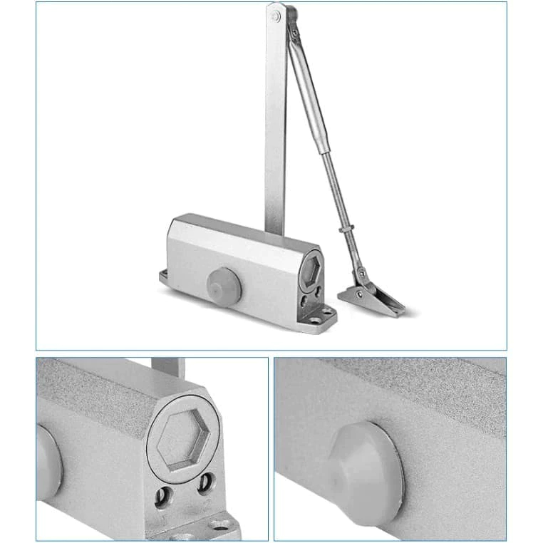 KHUYẾN MÃI LỚN Tay Đẩy Hơi Tự Động - Giải Pháp Đóng Cửa Hoàn Hảo Cho Cửa 25-45kg | Cơ Chế Thủy Lực Bền Bỉ, Vận Hành Êm