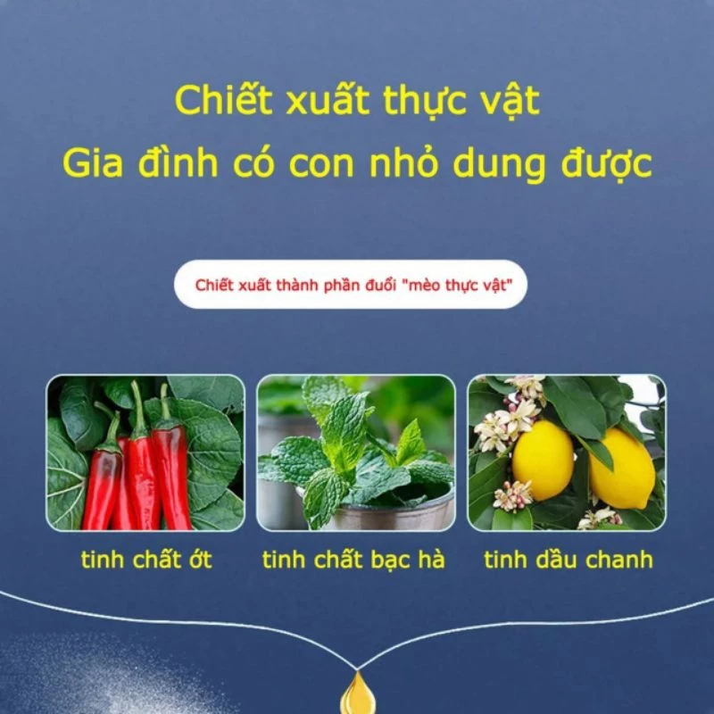 Xịt Đuổi Chuột 500ml Công Nghệ Đức - Chiết Xuất Thiên Nhiên Tính An toàn Xua Đuổi Chuột, Gián [Kèm Vòi Xịt]