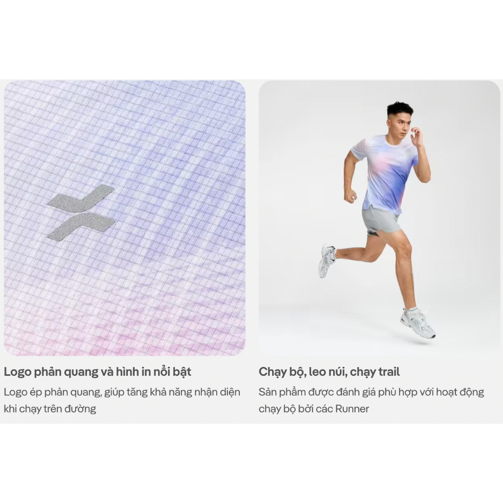 [MUA 3 GIẢM 30%]Áo Thun nam TShirt thể thao chạy bộ Airflow Luman Wave siêu nhẹ, thấm hút, thoáng khí Coolmate