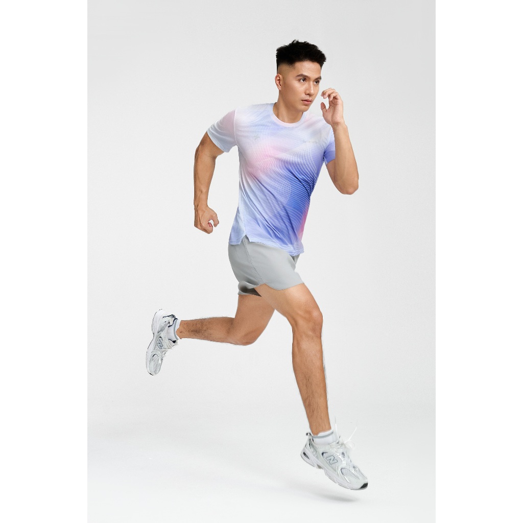 [MUA 3 GIẢM 30%]Áo Thun nam TShirt thể thao chạy bộ Airflow Luman Wave siêu nhẹ, thấm hút, thoáng khí Coolmate