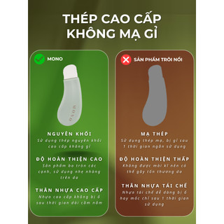 [CAO CẤP] CÂY NẶN MỤN ĐẦU ĐEN BÃ NHỜN & CỌ RỬA MẶT MONO - GIÚP ĐẨY MỤN ĐẦU ĐEN NHẸ NHÀNG KHÔNG ĐAU RÁT