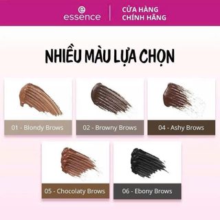 Mascara lông mày Essence Make Me Brow Eyebrow Gel định hình đổi màu lông mày nhập khẩu chính hãng