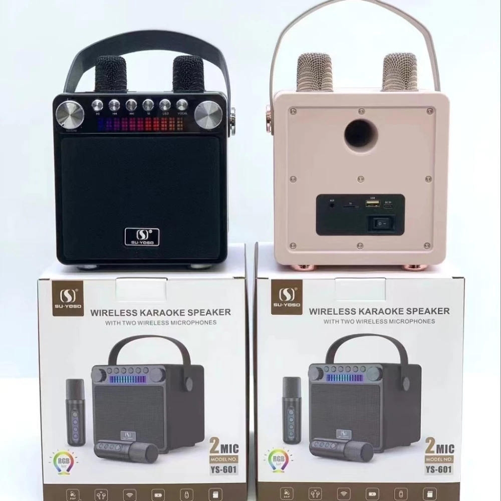 Loa Karaoke Kèm 2 Mic SU-YOSD YS-601 Bass Mạnh, Âm Thanh Siêu Hay, Thiết Kế Đẹp, Bảo Hành 2 Năm
