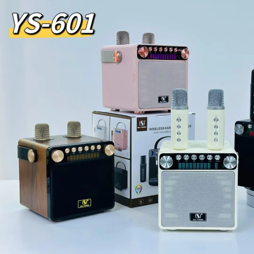 Loa Karaoke Kèm 2 Mic SU-YOSD YS-601 Bass Mạnh, Âm Thanh Siêu Hay, Thiết Kế Đẹp, Bảo Hành 2 Năm