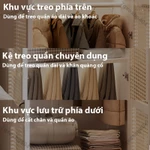 【Bảo hành trọn đời】tủ quần áo tủ gỗ 4 cánh Áo Lắp Ghép Tủ quần áo lớn đa năng tủ treo quần áo tủ áo quần，Dễ Lắp Ráp — ảnh 2