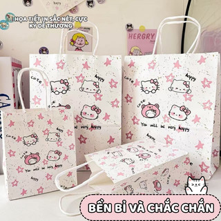Túi Giấy Đựng Quà Hoạt hình Mini – Thiết Kế Dễ Thương, Phù Hợp Gói Quà Sinh Nhật Cho Các Bạn Nữ