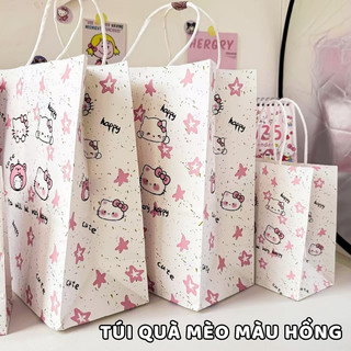 Túi Giấy Đựng Quà Hoạt hình Mini – Thiết Kế Dễ Thương, Phù Hợp Gói Quà Sinh Nhật Cho Các Bạn Nữ