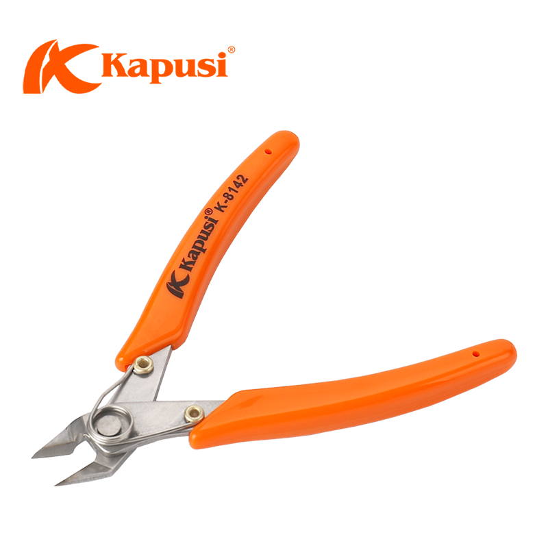 Kìm Bấm Chân Linh Kiện K-8142 Tay Cam – Dụng Cụ Bấm Chân Điện Tử Tiện Lợi