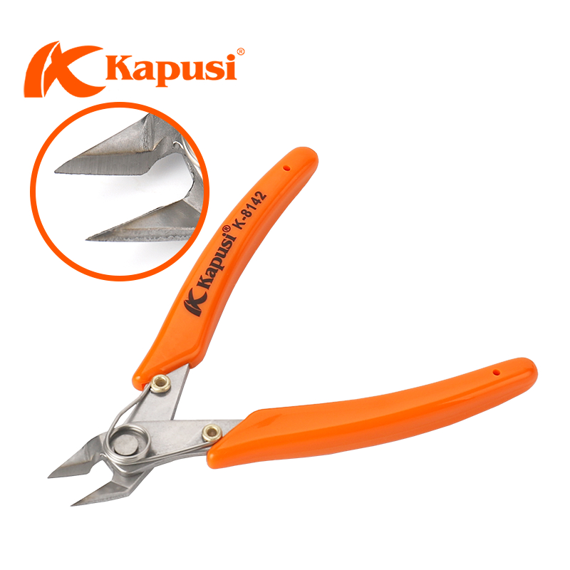 Kìm Bấm Chân Linh Kiện K-8142 Tay Cam – Dụng Cụ Bấm Chân Điện Tử Tiện Lợi