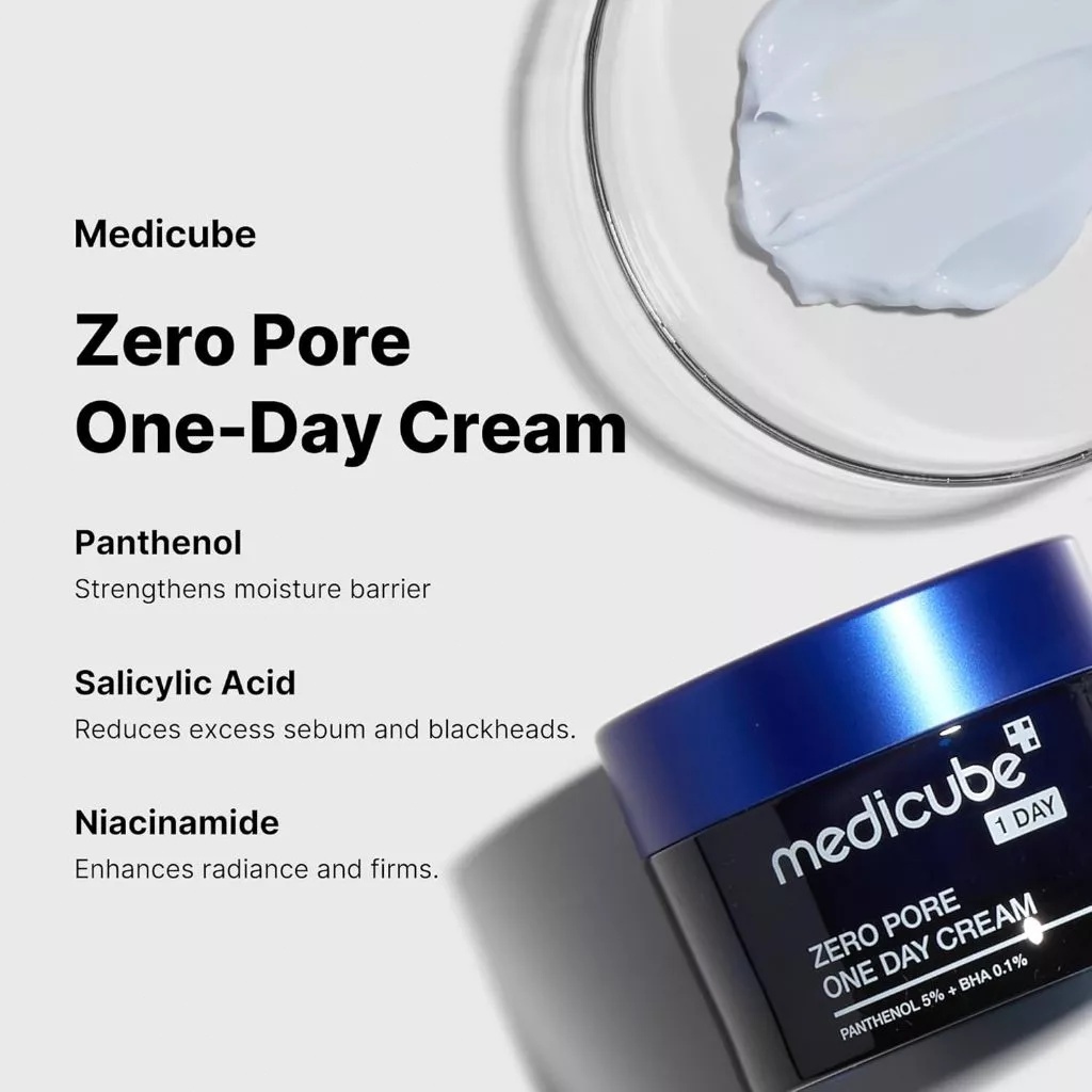 Kem dưỡng ẩm và làm săn chắc da mặt MEDICUBE Zero Pore One day Cream 50ml