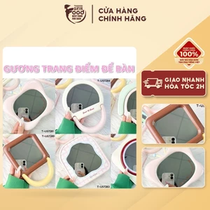 Gương Trang Điểm Để Bàn TOOLA Kiểu Dáng Dễ Thương (Màu Ngẫu Nhiên)