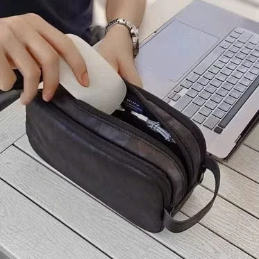 Túi Họa Tiết Camo Clutch Da Du Lịch Cầm Tay Wiwu Salem Pouch Nhỏ Gọn Chống Thấm Nước Đựng Phụ Kiện