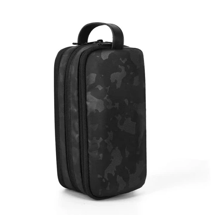 Túi Họa Tiết Camo Clutch Da Du Lịch Cầm Tay Wiwu Salem Pouch Nhỏ Gọn Chống Thấm Nước Đựng Phụ Kiện