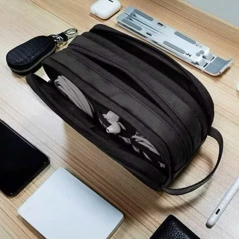 Túi Họa Tiết Camo Clutch Da Du Lịch Cầm Tay Wiwu Salem Pouch Nhỏ Gọn Chống Thấm Nước Đựng Phụ Kiện