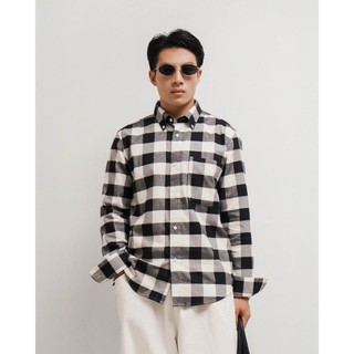 Áo Sơ Mi Tay Dài Nam Vải Flannel Form Fitted - Routine 10F25SHL001