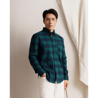 Áo Sơ Mi Tay Dài Nam Vải Flannel Form Fitted - Routine 10F25SHL001