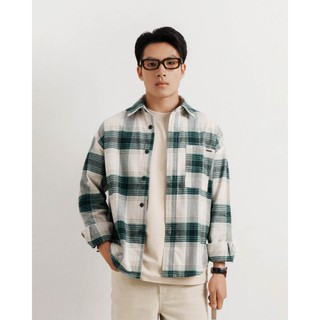Áo Sơ Mi Tay Dài Nam Vải Flannel Form Oversize - Routine 10F25SHL002