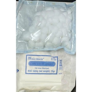 GÒN VIÊN  BẢO THẠCH  BỊCH 25GRAM.GÒN VIÊN 25G THẤM HÚT TỐT ,MỀM MẠI ,AN TOÀN